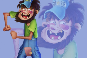 Иллюстрация: Весёлый старикашка =)