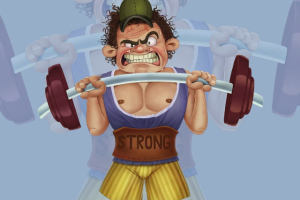 Иллюстрация "Силач"