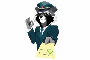 Иллюстрация Енот