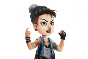 Иллюстрация: Красотка punk