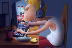 Иллюстрация "Геймер"