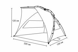 Отрисовка схемы палатки