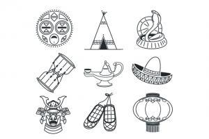 Тематические иконки [Открой, чтобы посмотреть процесс создания]