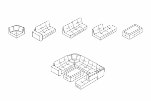 Иконки диваны