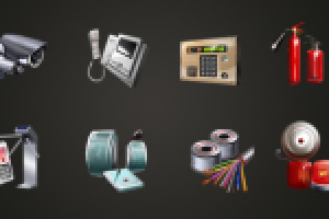 Иконки "Системы безопасности"