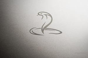 Дизайн логотипа «Змея».