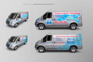 Брендирование микроавтобуса