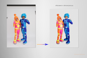 Ретушь фотографии + обтравка