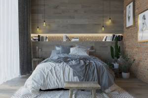 спальня в стиле ЛОФТ