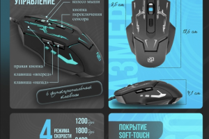 Карточка продукта для игровой мыши