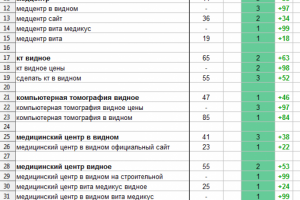 SEO-аналитика для VitaMedicus