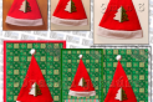 Этапы создания новогодней открытки