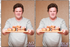 Простая ретушь бытовой фотографии Сергея М.