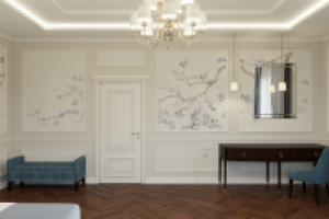 Мастер-спальня в загородном доме