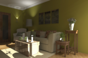 Гостиная-спальня для молодой девушки