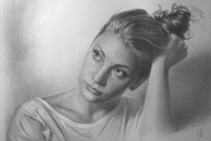 Portrait of a woman. Женский портрет. Бумага / карандаш