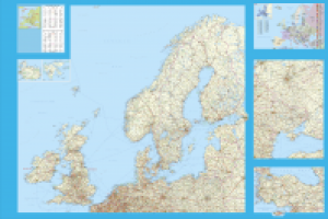 Карта Европы 2 сторона