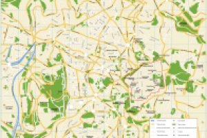 Карта Иерусалима