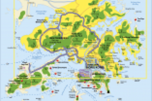 Гонконг карта окрестностей