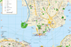 Карта Гонконга