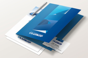 фирменный стиль торговой компании "Ланкор"