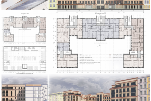 Проект секционного дома малой этажности