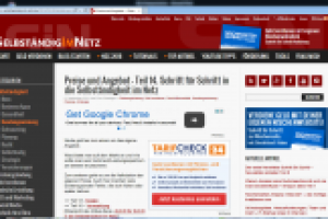 Teil 14. Schritt fur Schritt in die Selbstandigkeit im Netz