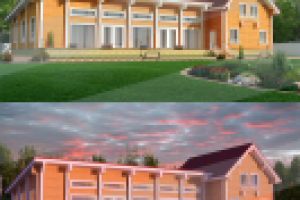 Дизайн, визуализация фасада дома