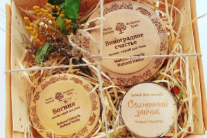 Дизайн упаковки скраба и маски для "Herbs Factory"