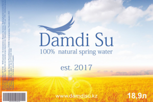 Этикетка для воды "Damdi Su"