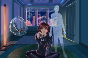 Иллюстрация для обложи музыкального трека