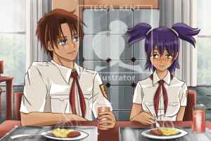 Иллюстрация в аниме стиле