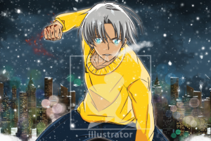 Иллюстрация в аниме стиле