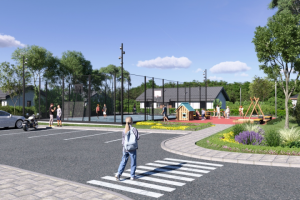 Визуализация коттеджного поселка  4