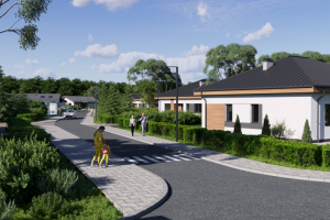 Визуализация коттеджного поселка  2