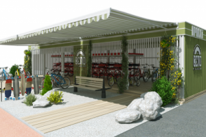 Павильон проката велосипедов