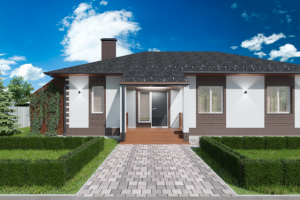 Проект частного одноэтажного дома