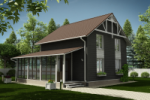 Дом из бруса