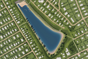 Визуализация благоустройства озера