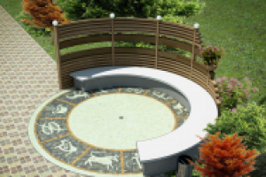 Малая архитектурная форма. Скамейка (2)