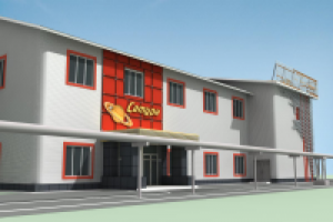 Реконструкция фасада фитнесс-центра(2)