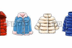 Скетчи одежды