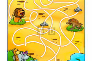 Детское задание лабиринт