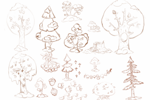 Разработка окружения для детской книги.