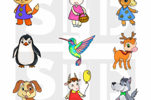 Персонажи для детских книг