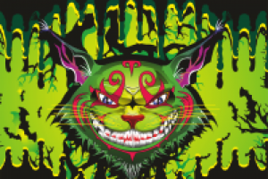 кот отрисованый в векторе