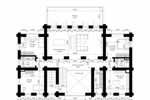 Русская хайтек-усадьба, планировочное решение