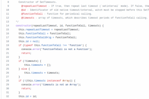Планировщик задач SetTimeouts