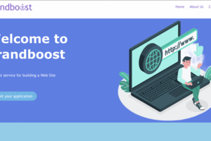 Сайт для дизайн агентства Brandboost