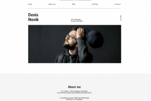 Landing-page для фотографа